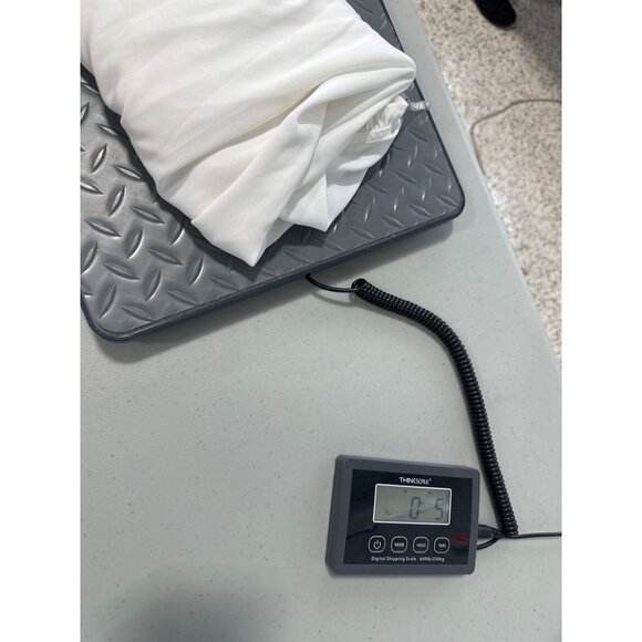 Lorenza Blau Crochet Lace Blouse Women 36 Ruffle Trim Tie Neck White Polyester - Picture 7 of 7